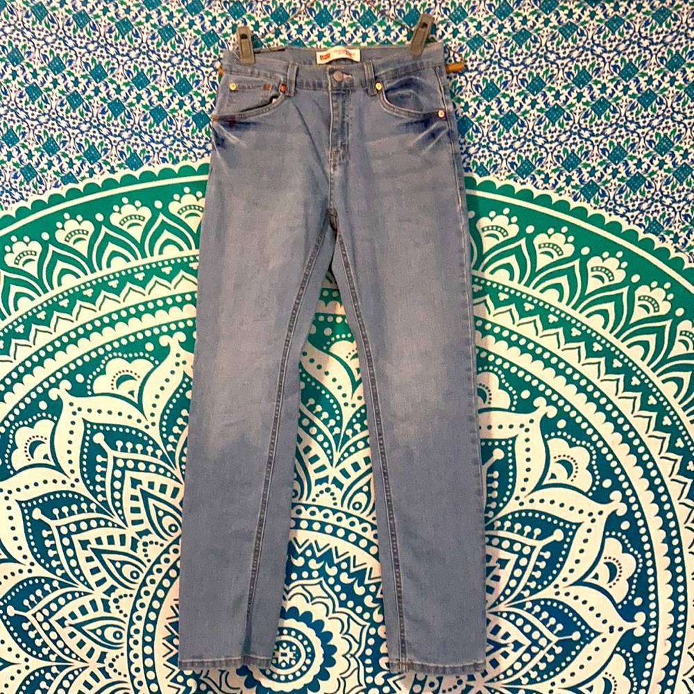 NWOT Levi’s 511 Performance Slim Light Wash Jeans 28x30 Size 16 reg